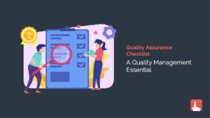Quality assurance checklist banner