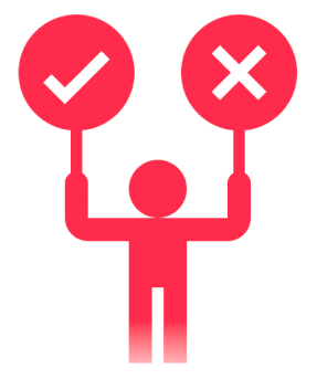 Incident Reporting poor decision making icon
