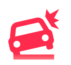Journey management accidents icon