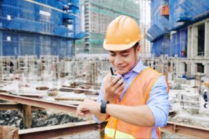 construction-engineer-checking-time