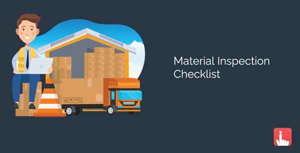 material inspection checklist