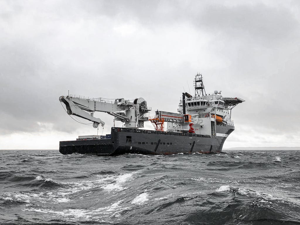 Gray and Black Ship on Sea. Effective Safety Protocols in Oil Exploration